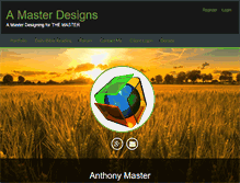 Tablet Screenshot of amasterdesigns.com